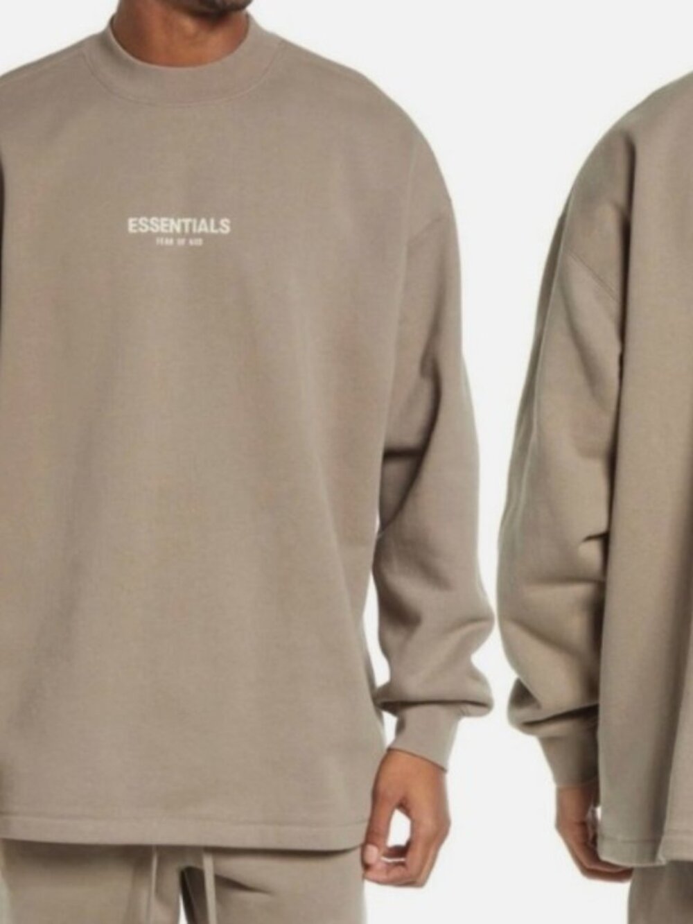 Essentials Fear of God crewneck sweatshirt Crewneck, oversized, Desert Taupe